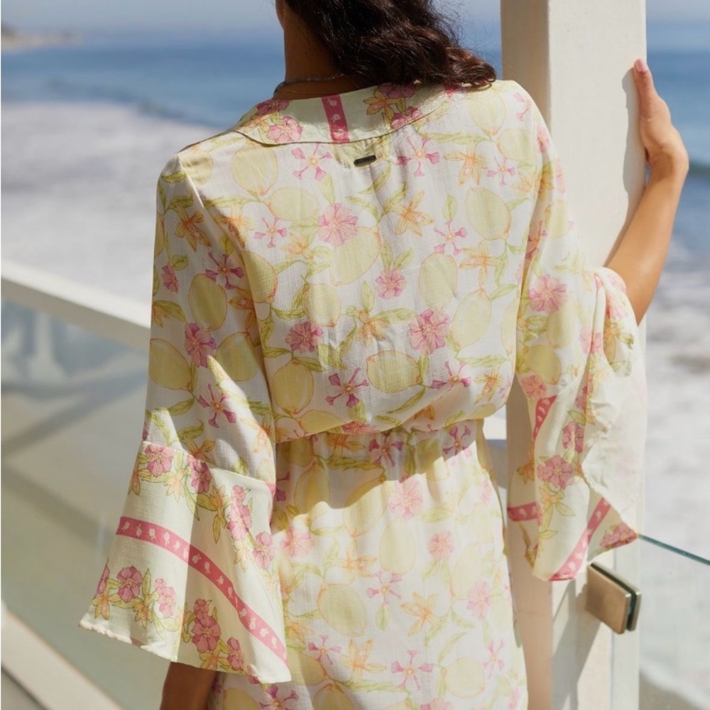 Maaji Lemonade Joy Kaftan Dress from Anthropologie, Size Med, NWT - Picture 2 of 7